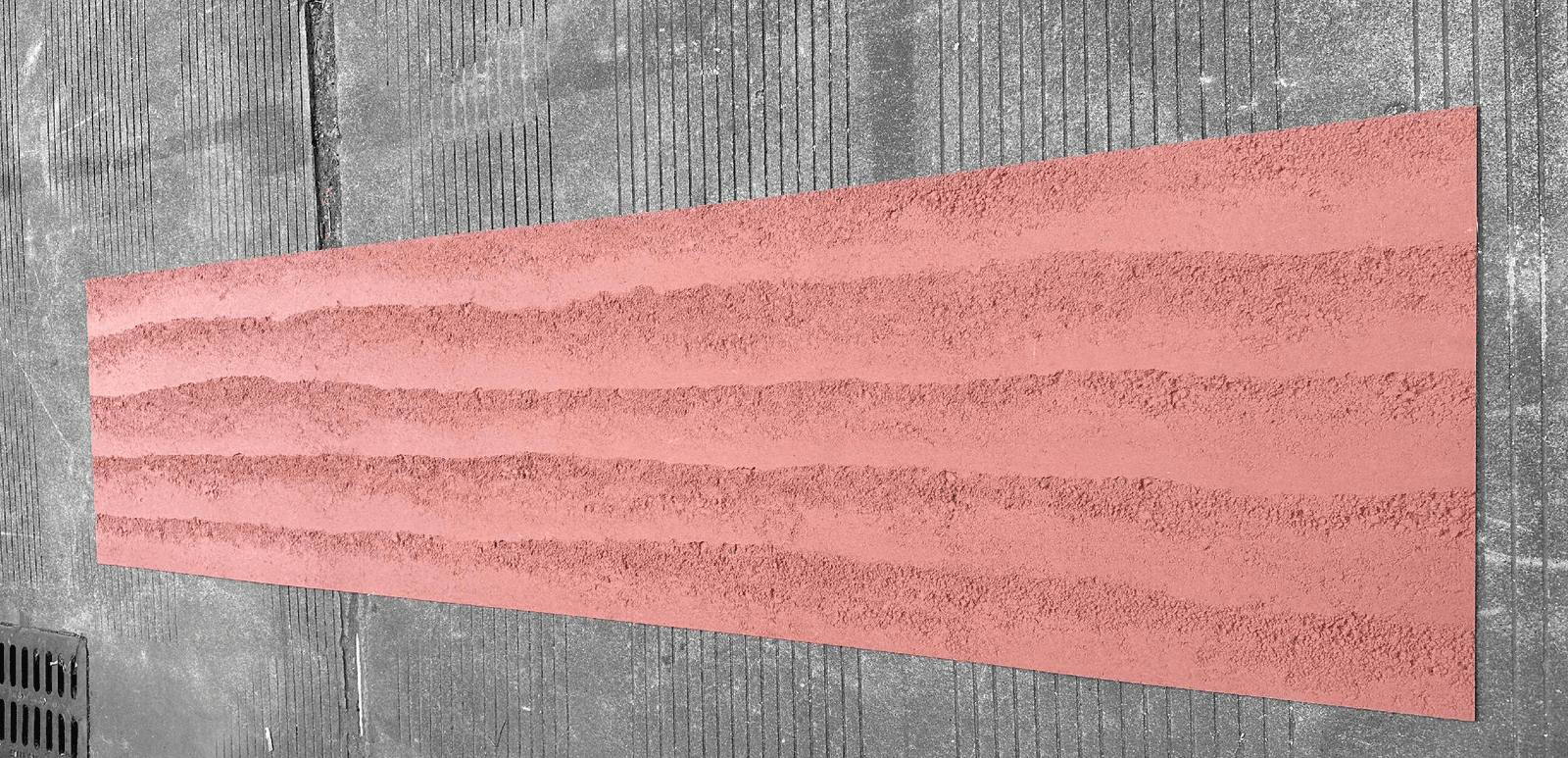Soft Stone Danxia Rammed Earth (Fine Rammed Earth Plate) Watermelon Red
