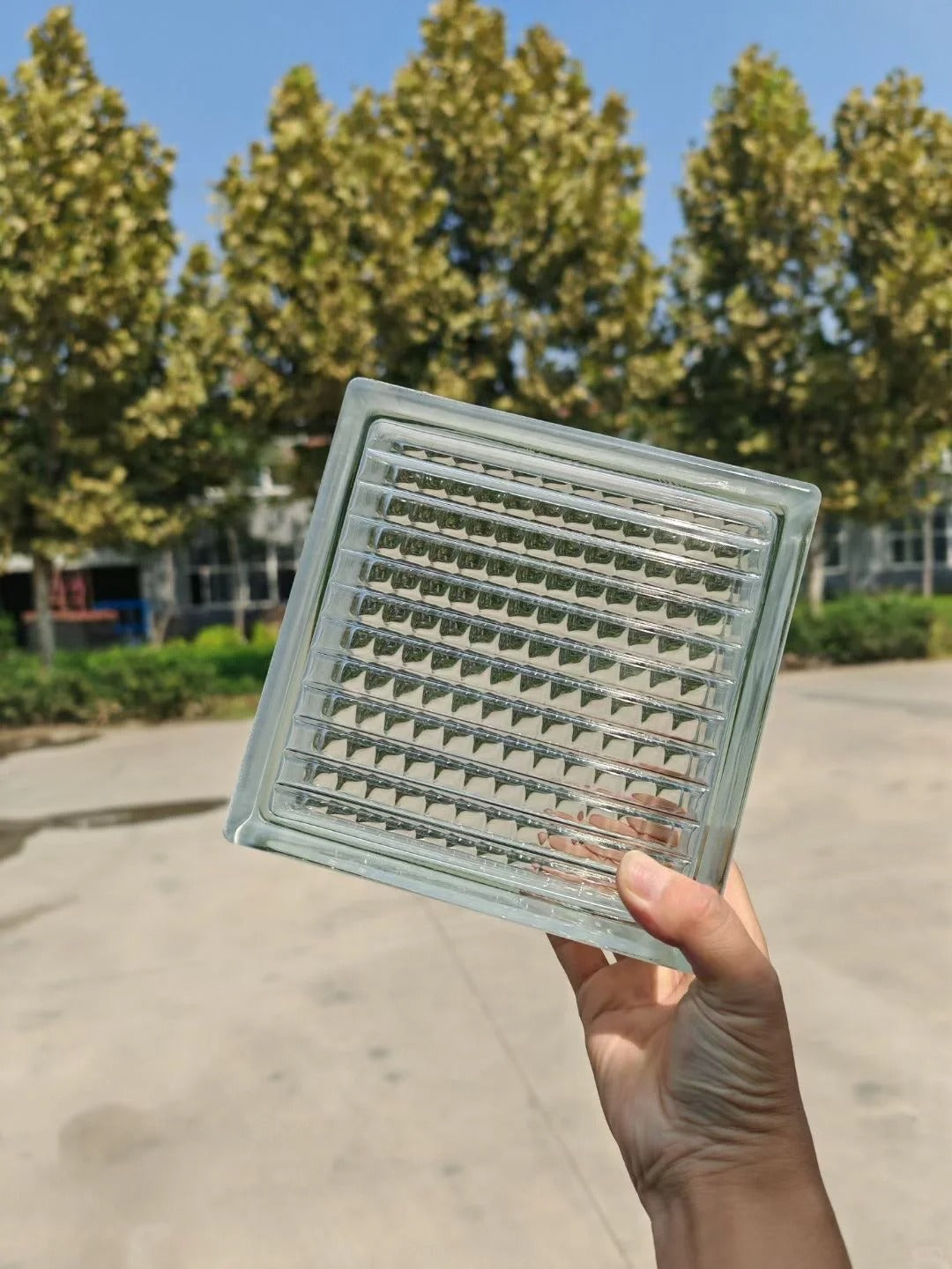 Hollow Glass Brick Straight grain