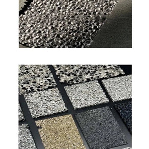 Aluminum Foam-Translucent Board Aperture 5-7mm Aluminium color