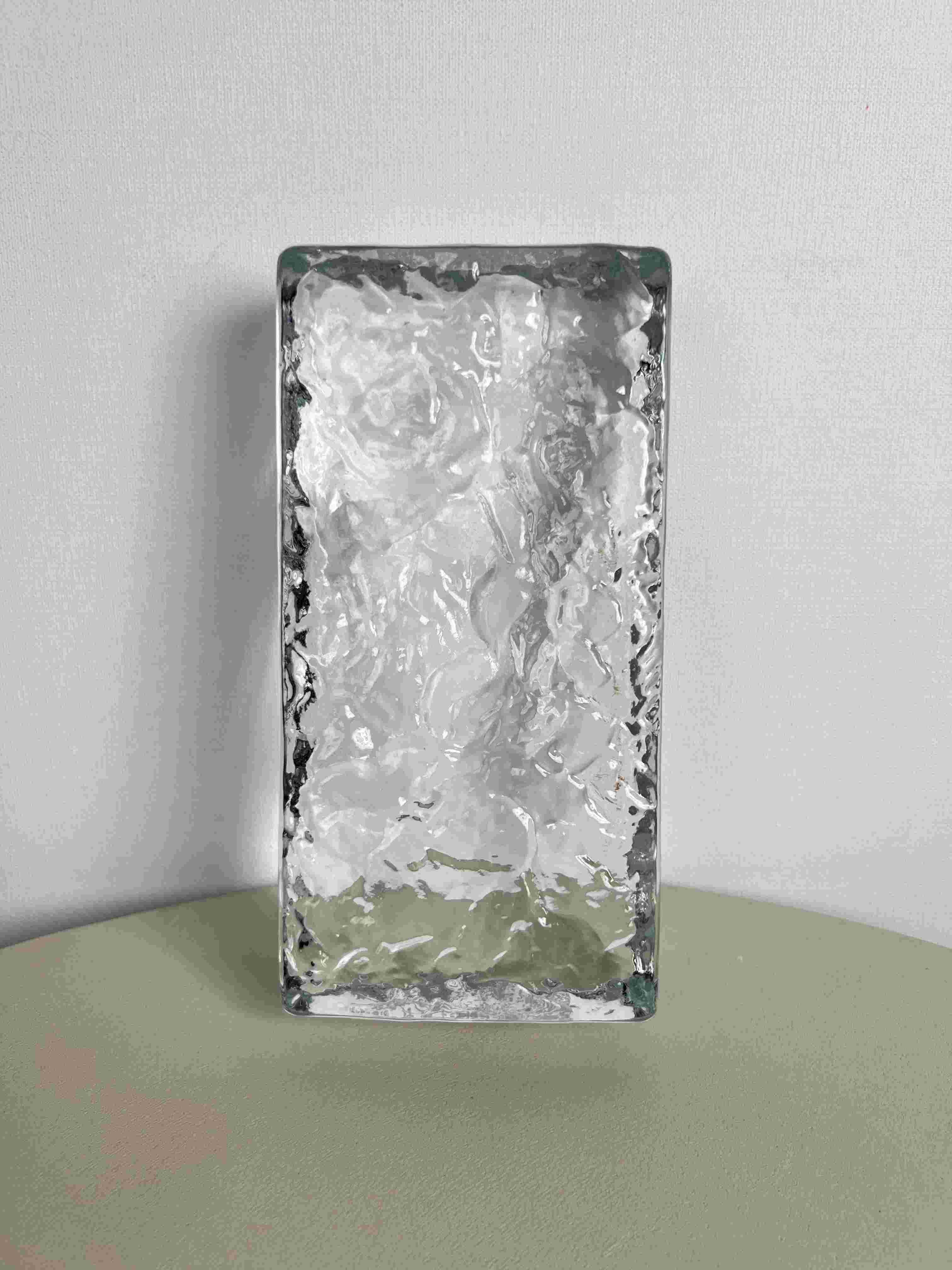 Crystal Tiles Single-sided rounded angle ice crystal pattern hot melt
