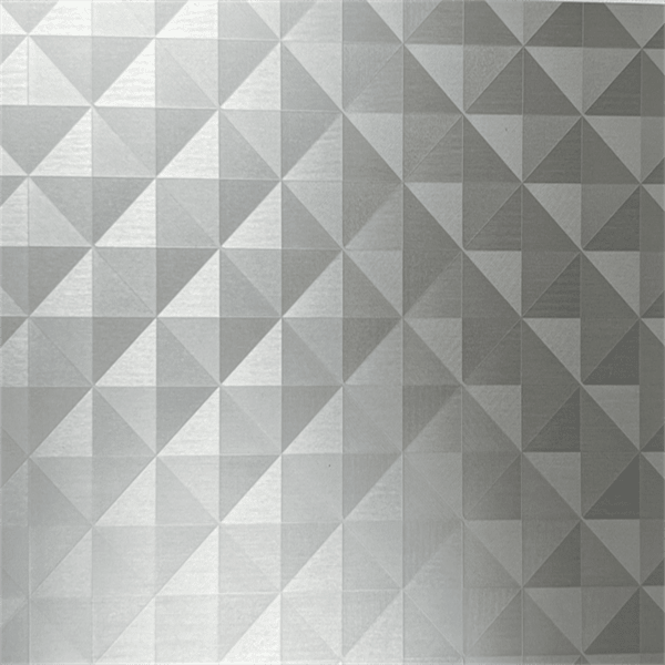 Aluminum Embossed Plate-Illusory grid