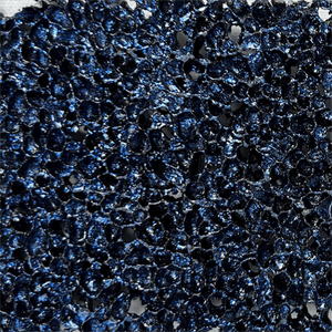 Aluminium Foam-Translucent Blue-Black Single-Side Paint Aperture 5-6mm