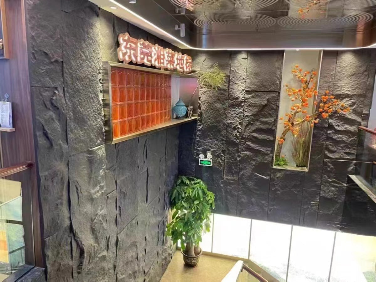 PU Veneer- Stone Peel Medium Board Panel No.4 Clear Water Grey