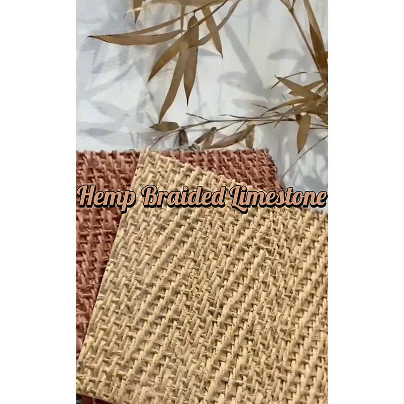 Braided | Limestone | Flax Weave