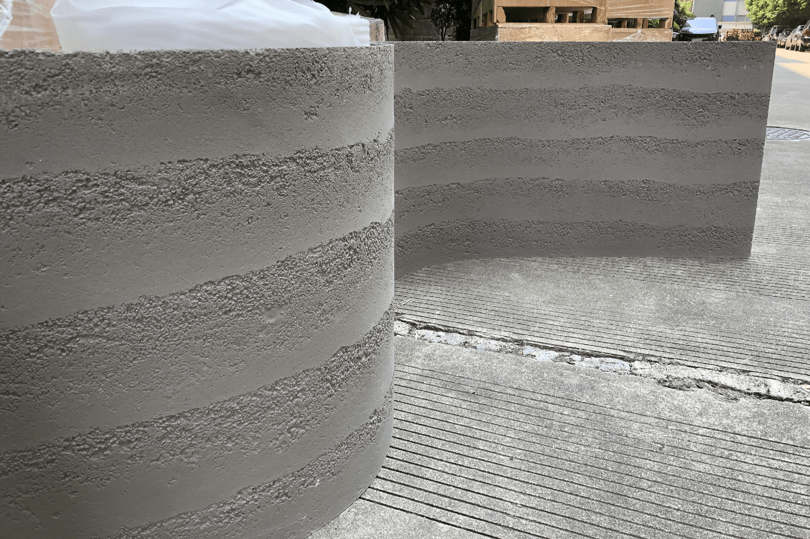 Soft Stone Danxia Rammed Earth (Fine Rammed Earth Plate) Medium Gray